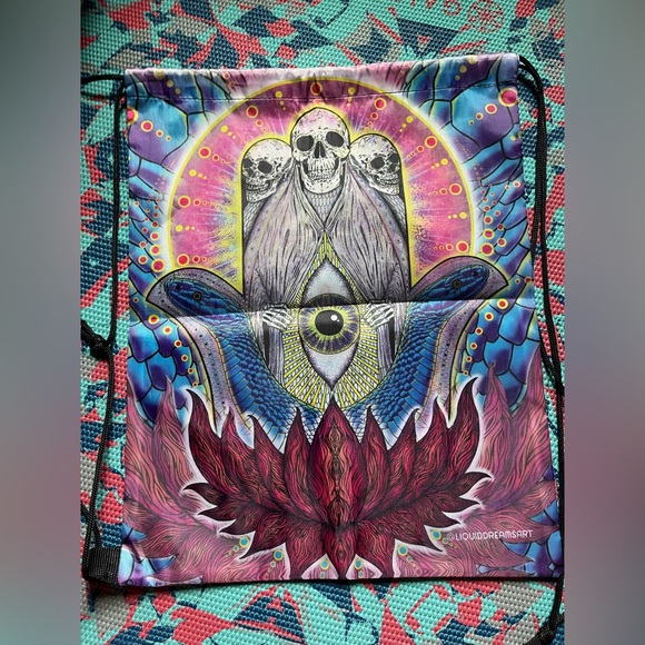 Hindu Goddess Drawstring Backpack - Picture 3 of 7